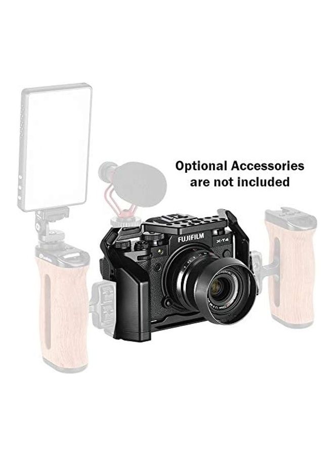 Leofoto Camera Cage Dedicated For Fuji X-T4 Fujifilm Black  - Image 2