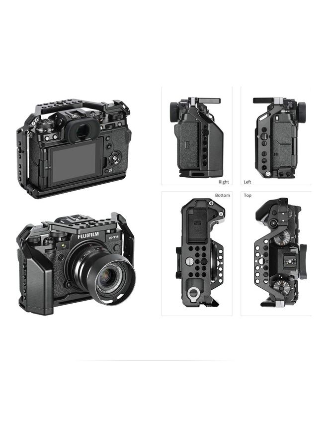 Leofoto Camera Cage Dedicated For Fuji X-T4 Fujifilm Black  - Image 3