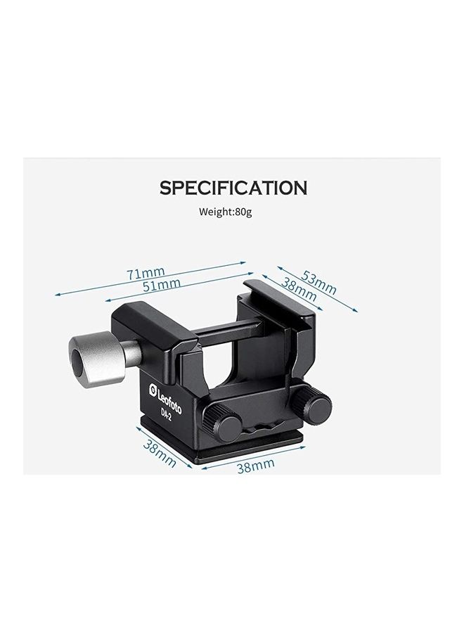 Leofoto Cable Anchor For L Plates Arca/RRS Compatible Black - Image 2