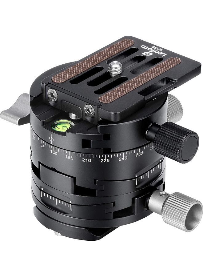 Leofoto Geared Tripod Head Black  - Image 1