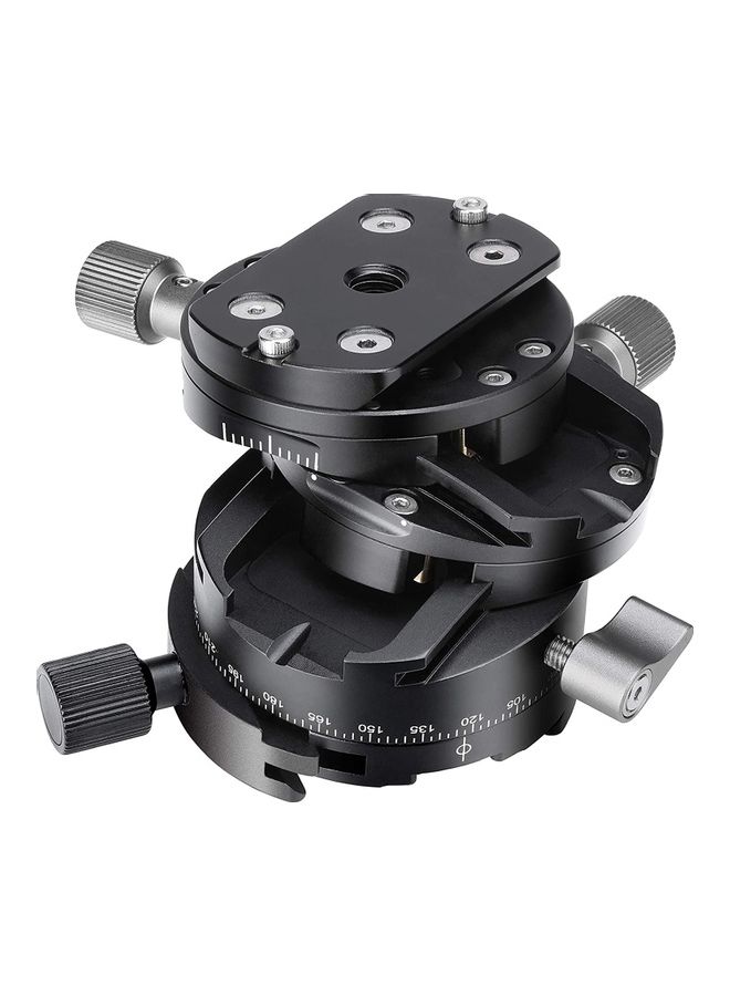 Leofoto Geared Tripod Head Black  - Image 2
