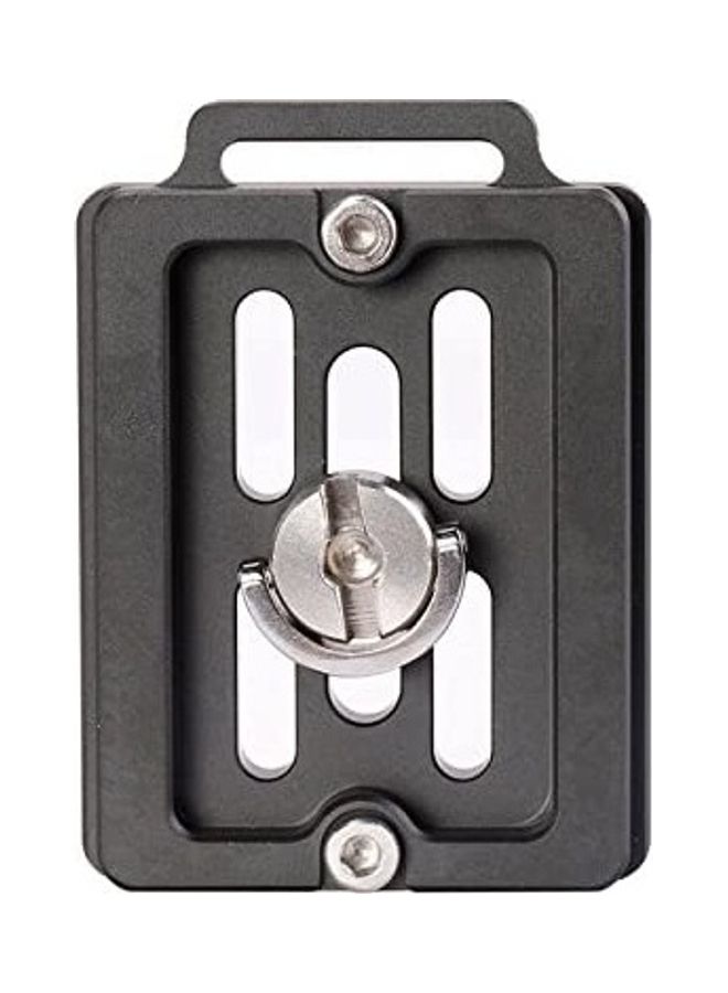 Leofoto Camera QR Plate W Strap Boss Arca / RRS Lever Clamp Black  - Image 2