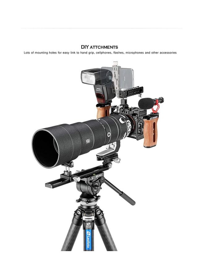 Leofoto Camera Cage Dedicated For Nikon Z6 Z7 Black  - Image 3