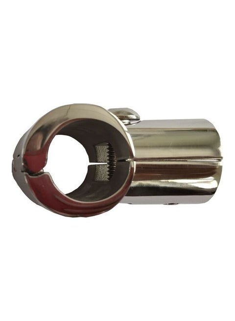 Stainless Steel Separable Three-Way Ship Pipe Joint For Yacht Engineering Silver 12x4x10cm