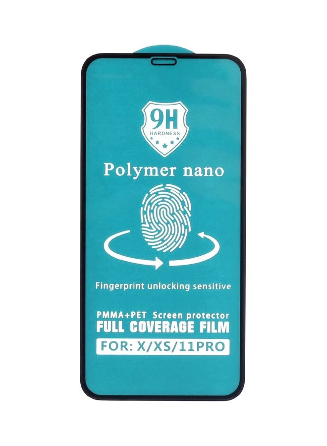 Dragon Polymer Nano Screen Protector For iPhone X Clear/Black  - Image 2