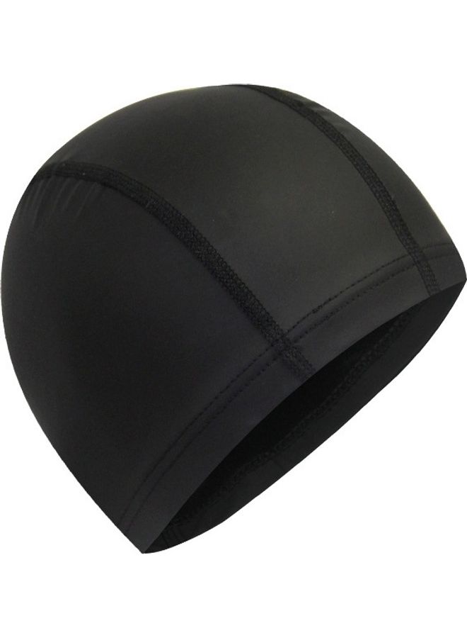 Generic Waterproof PU Coating Stretchy Swimming Cap 26x16cm - Image 1