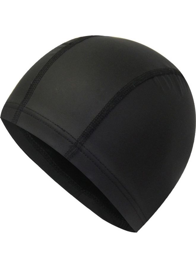Generic Waterproof PU Coating Stretchy Swimming Cap 26x16cm - Image 2
