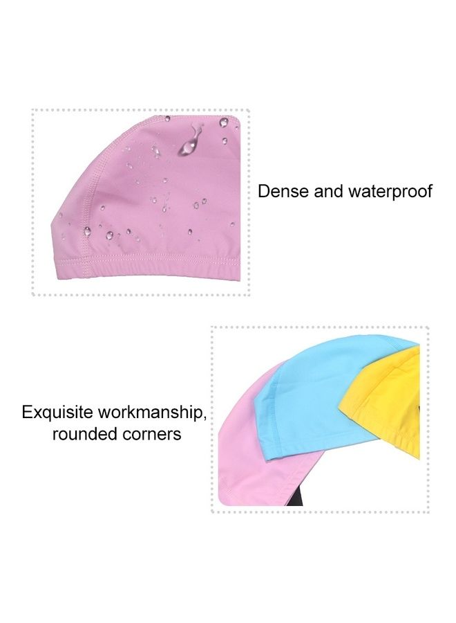 Generic Waterproof PU Coating Stretchy Swimming Cap 26x16cm - Image 3
