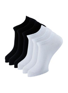 SAM SOCKS Ankle Socks Black &White 