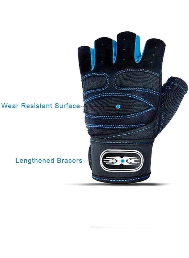 XiuWoo Anti-Slip Weight Lifting Gym Gloves For Workout One Size centimeter  - Image 2