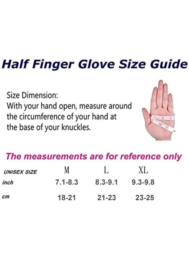 XiuWoo Anti-Slip Weight Lifting Gym Gloves For Workout One Size centimeter  - Image 4