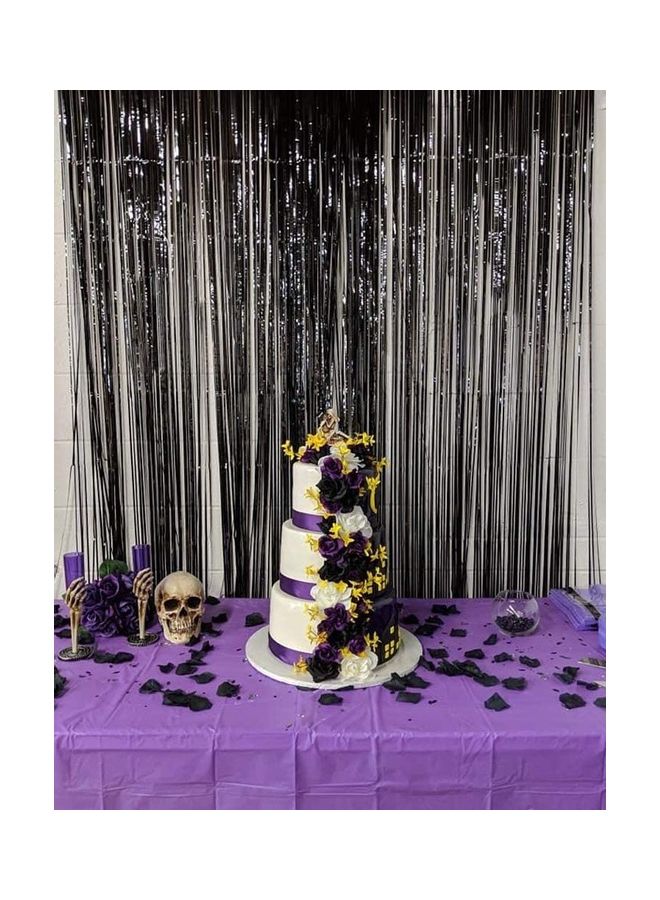 MissTiara Pack Of 2 Foil Curtain  - Image 3