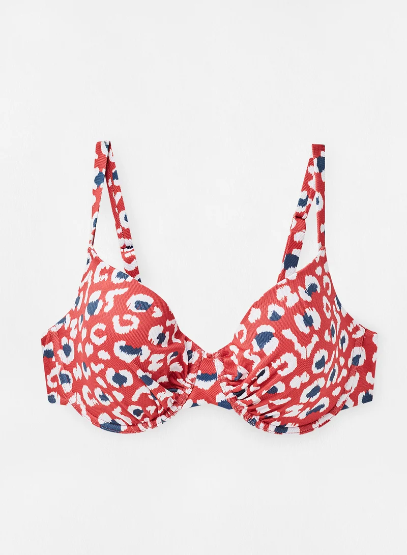 BLU4U Printed Padded Bra