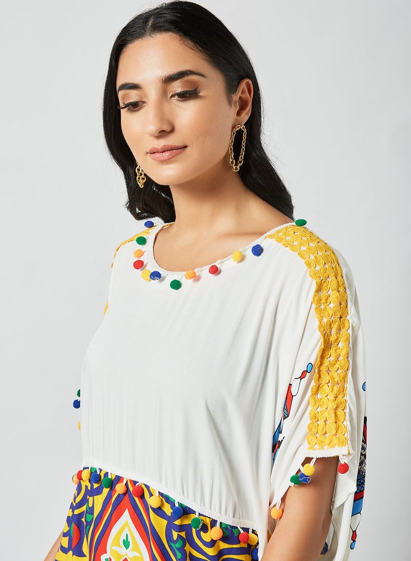 Bousni - Classic Modest Jalabiya Multicolour - Image 1
