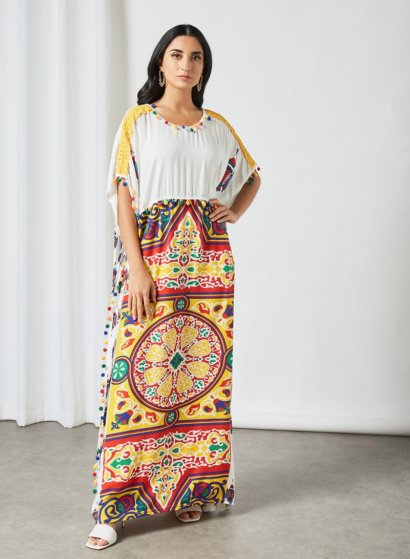 Bousni - Classic Modest Jalabiya Multicolour - Image 1