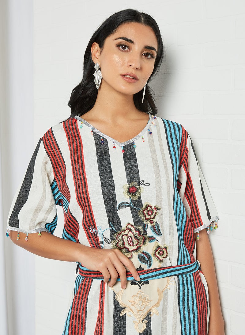 Bousni - Classic Modest Jalabiya Multicolour - Image 1