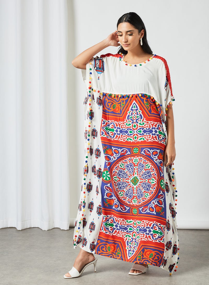 Bousni - Classic Modest Jalabiya Multicolour - Image 1
