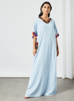 Classic Modest Jalabiya Blue