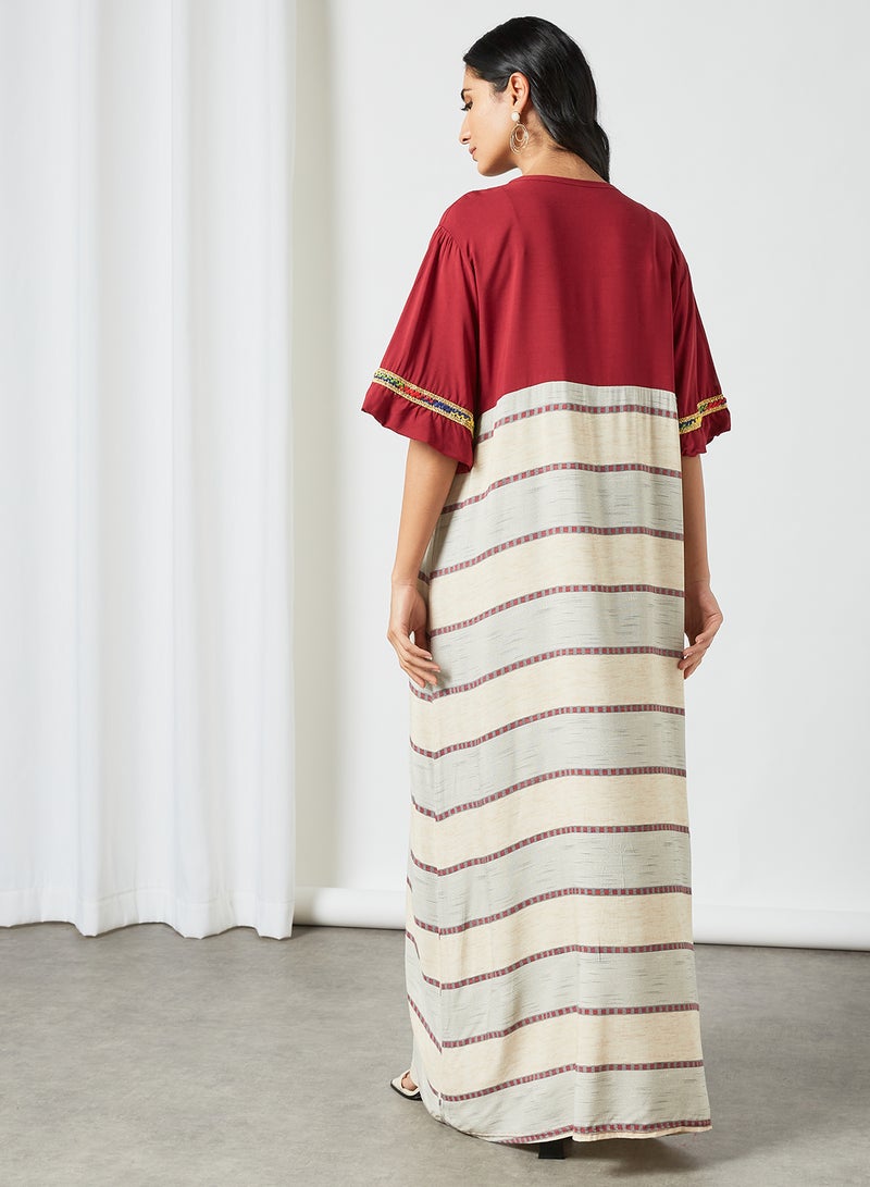 Bousni - Classic Modest Jalabiya Multicolour - Image 1