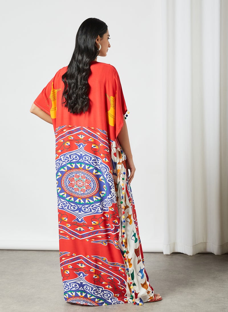 Bousni - Classic Modest Jalabiya Multicolour - Image 1