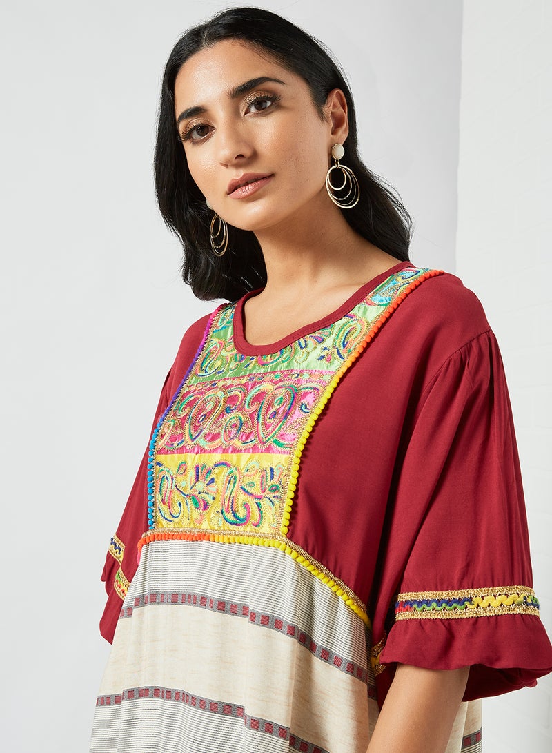 Bousni - Classic Modest Jalabiya Multicolour - Image 1