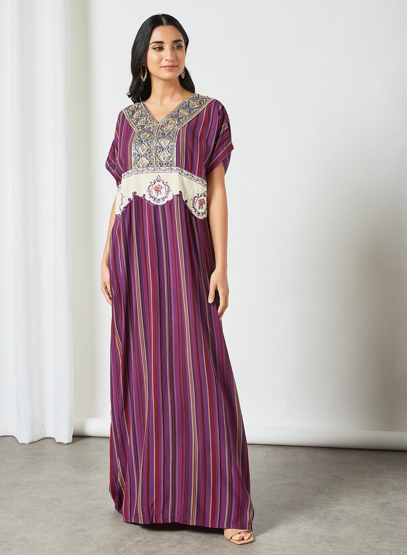 Bousni - Classic Modest Jalabiya Multicolour - Image 1