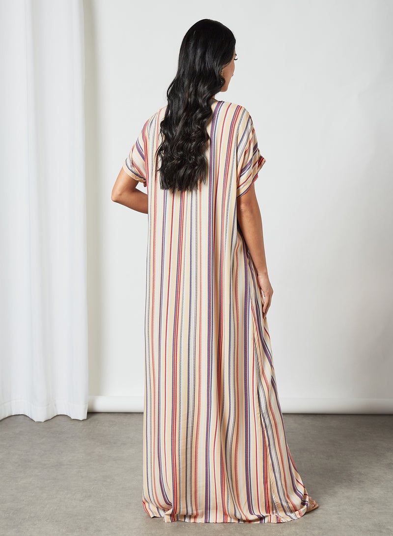 Bousni - Classic Modest Jalabiya Multicolour - Image 1