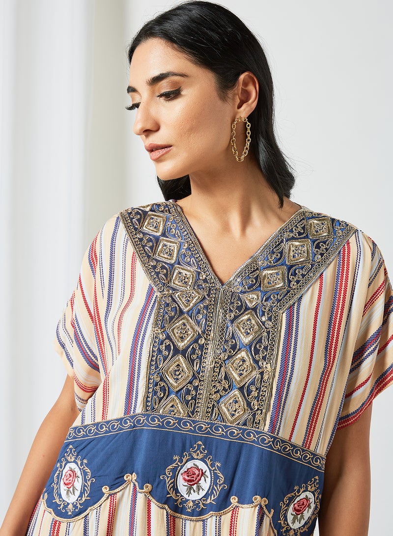 Bousni - Classic Modest Jalabiya Multicolour - Image 1