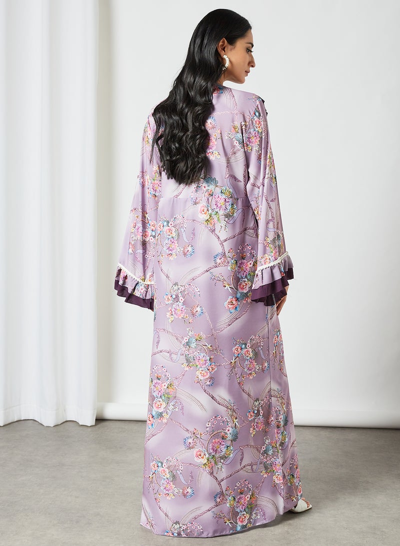 Bousni - Classic Modest Jalabiya Multicolour - Image 1