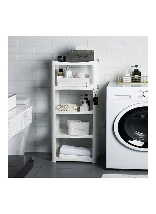 شاربدو رف تخزين مكون من 5 طبقات أبيض 37.5 x 110 x 27سم - Image 1