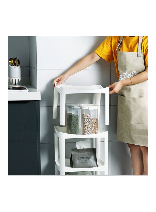 شاربدو رف تخزين مكون من 5 طبقات أبيض 37.5 x 110 x 27سم - Image 4