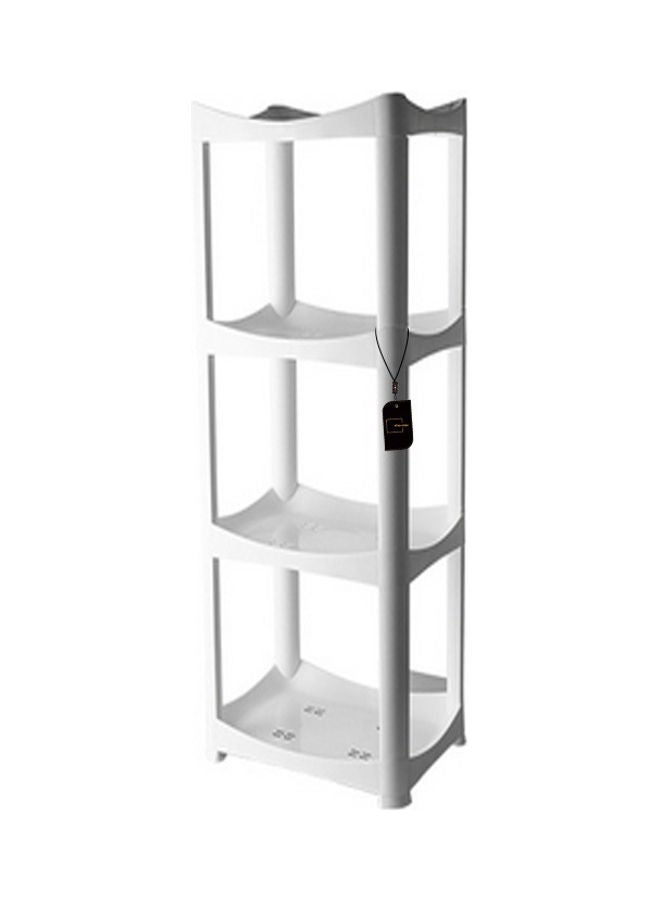 Sharpdo 4-Layer Storage Rack White 37.5 x 84 x 27cm - Image 2