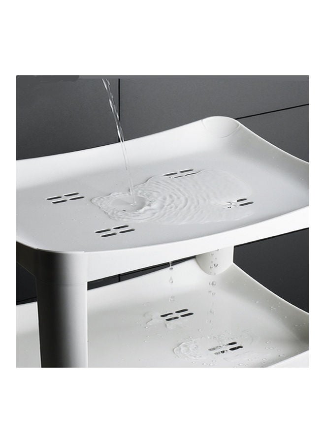 Sharpdo 4-Layer Storage Rack White 37.5 x 84 x 27cm - Image 5