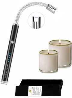 Rock Pow Electric Lighter With Safety Switch Black  - Image 1