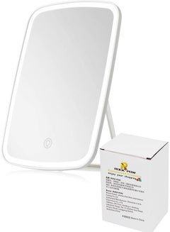 Touch Screen Vanity Mirror With LED Light White