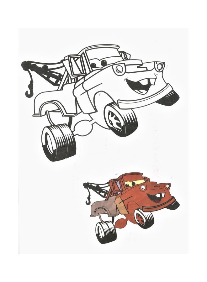 كتاب تلوين لشخصيات كرتون Cars متعدد الألوان - v1625375781/N48705097A_2