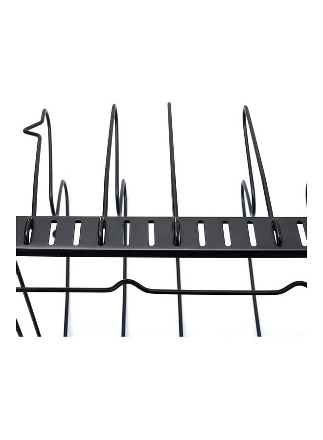 رف مطبخ قابل للتوسيع من موتلي-تيرز أسود 15x10x8.3بوصة - Image 5