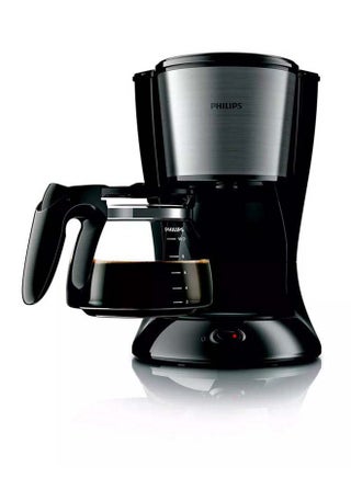 صانعة القهوة بالتقطير -  تصل إلى 15 كوب، جرة زجاجية، وظيفة الإيقاف التلقائي، 1.2 L 1080 W HD7462/20 أسود & معدني - v1625379889/N48622408A_1