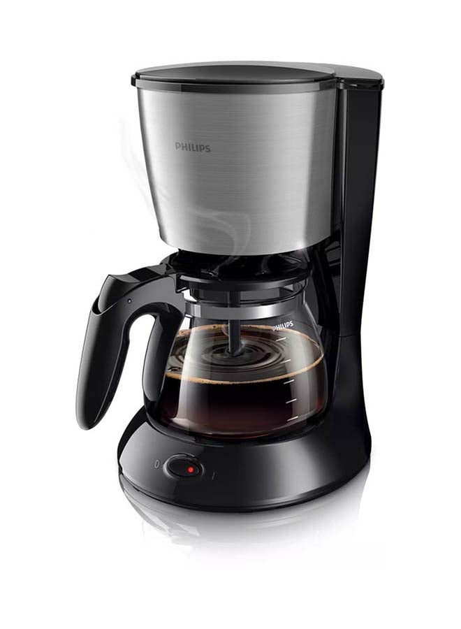Philips - Drip Coffee Maker - Up to 15 Cups, Glass Jug, Auto Off Function, 1.2 L 1080 W HD7462/20 Black & Metal - Image 1