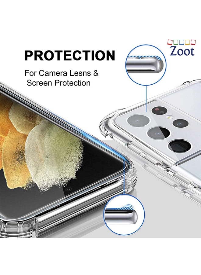 Zoot Protective Case Cover with bumper for Samsung Galaxy S21 Ultra Clear - Image 2