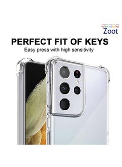 Zoot Protective Case Cover with bumper for Samsung Galaxy S21 Ultra Clear  - Image 3
