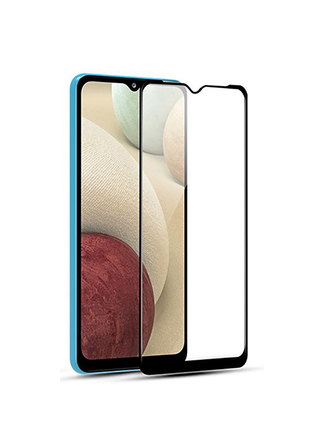 MOCOM 9D Tempered Glass Screen Protector For Samsung Galaxy A12 Black/Clear 