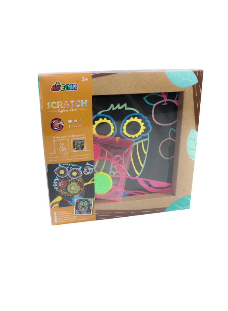 Avenir Owl Shaped Spiro Art Kit 