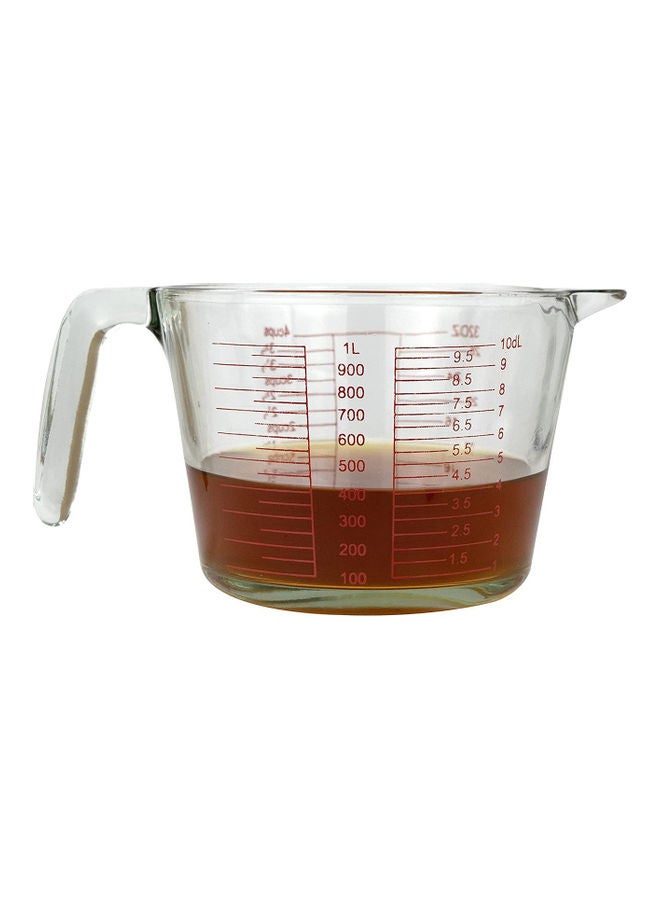 Glass measuring cup With scale Clear 1000ml