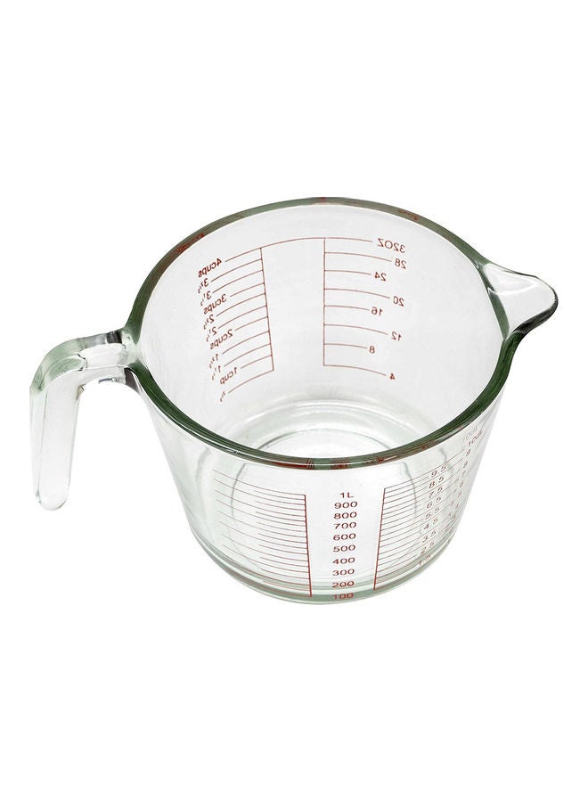 Glass measuring cup With scale Clear 1000ml