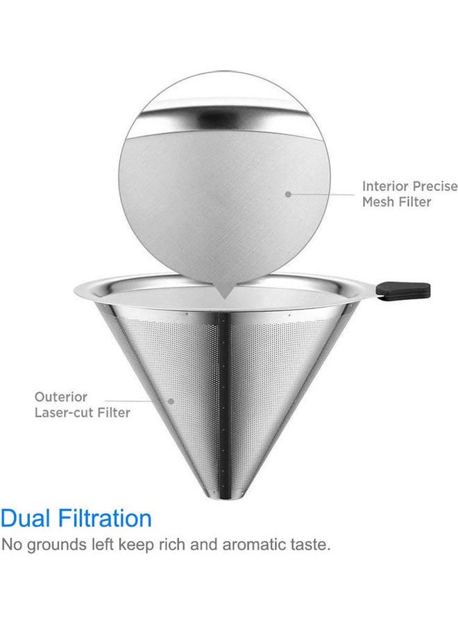 MIBRU Filter Drip Brewing Coffee Maker Clear 400ml  - Image 5