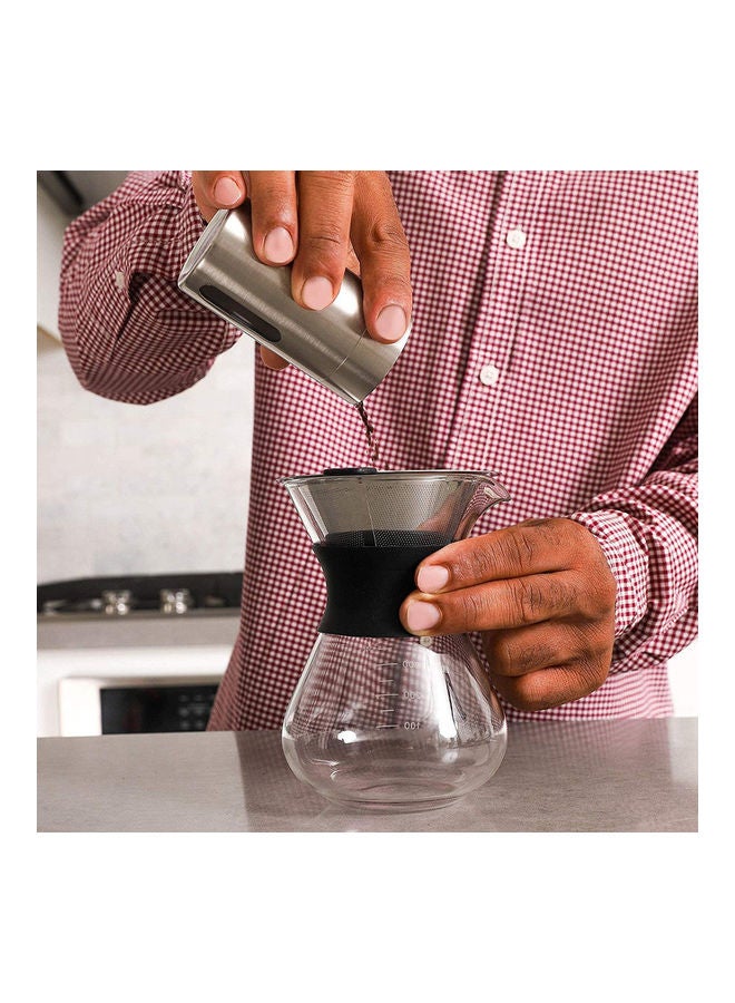 MIBRU Filter Drip Brewing Coffee Maker Clear 400ml  - Image 3