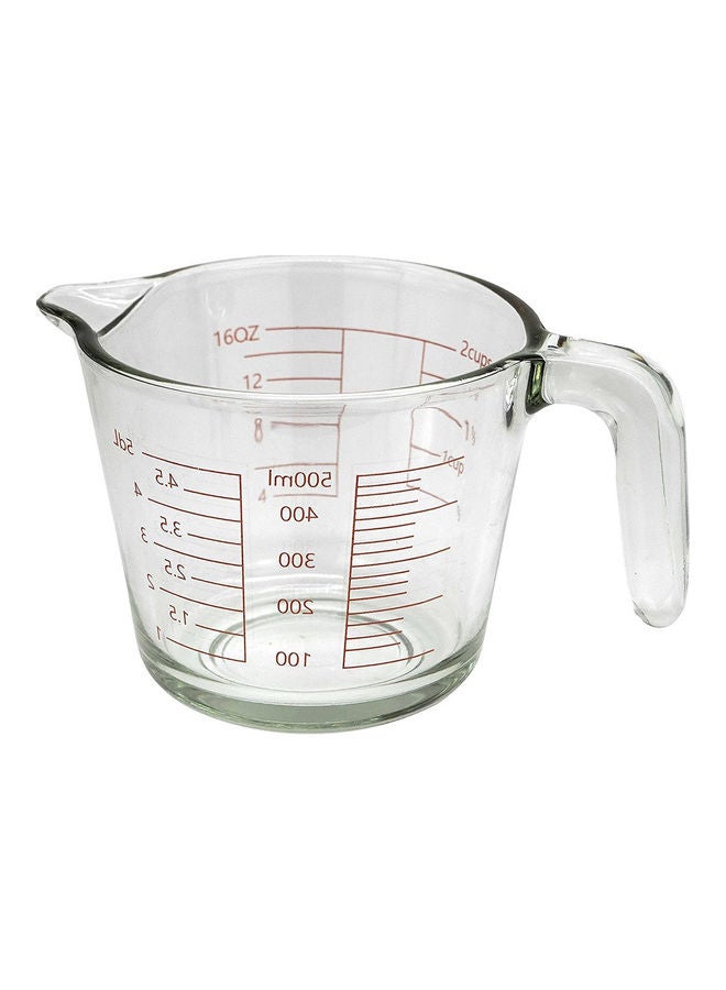 MIBRU Glass Measuring Cup With Scale Clear 500ml - Image 2