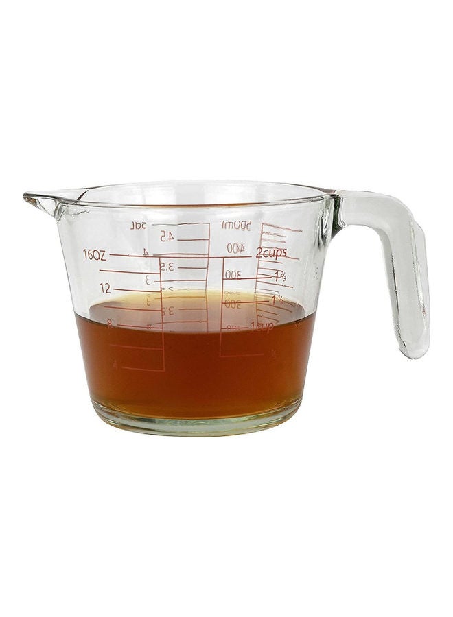 MIBRU Glass Measuring Cup With Scale Clear 500ml - Image 3