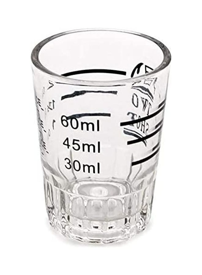 MIBRU - Glass Espresso Measuring Cup Scale Clear 60ml - Image 1